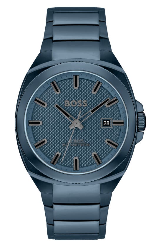 Hugo Boss Walker Bracelet Watch, 41mm In Blue