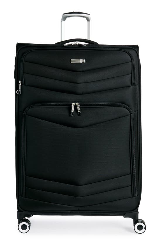 It Luggage Intrepid 31-inch Softside Spinner Luggage In Black