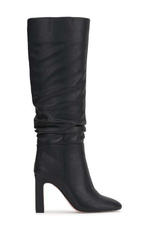 Jessica Simpson Minerva Womens Faux Suede Tall Knee-high Boots In Black