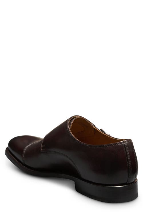 Shop Allen Edmonds Pierce Monk Strap Shoe In Chestnut