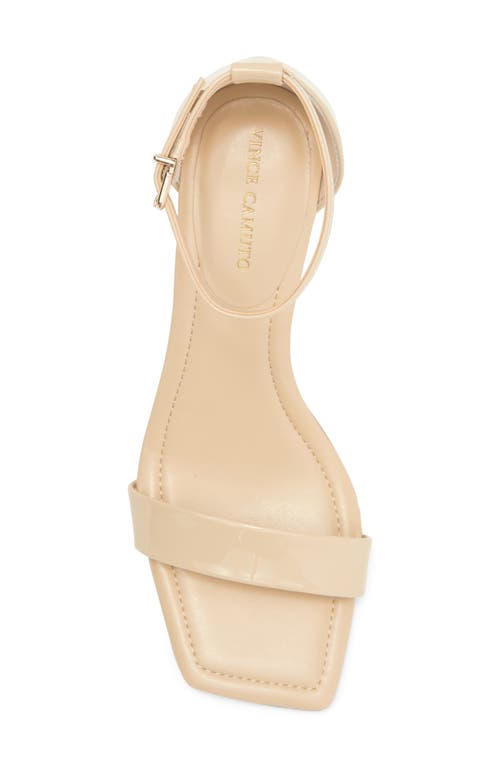 VINCE CAMUTO VINCE CAMUTO VINKELY SQUARE TOE KITTEN HEEL SANDAL