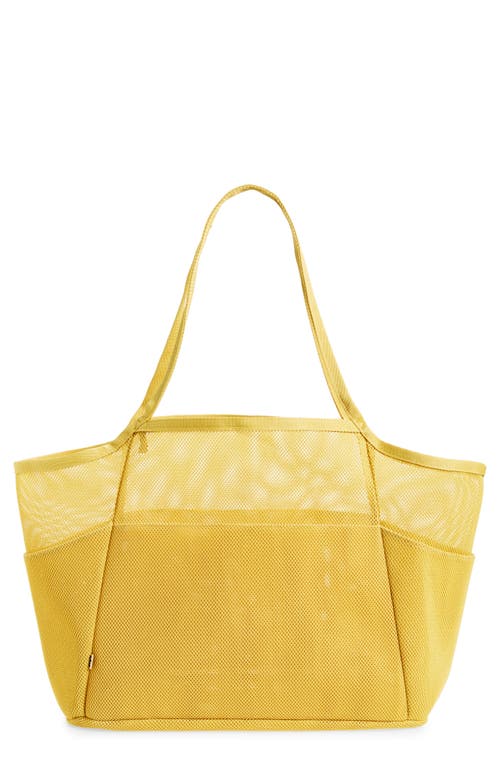 Béis The Beach Mesh Tote in Honey at Nordstrom