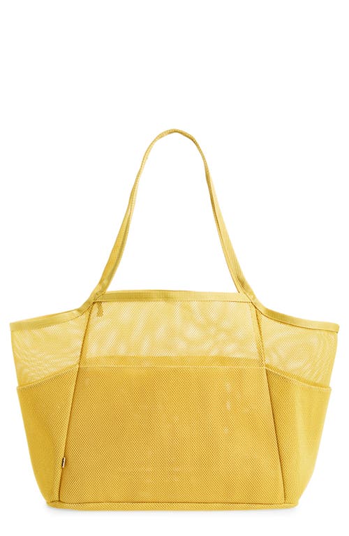 The Beach Mesh Tote in Honey