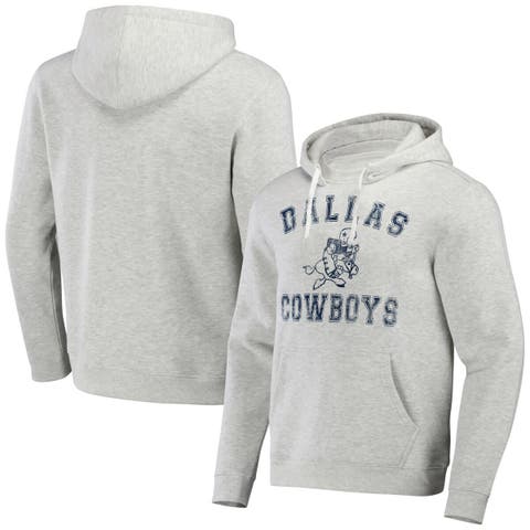 Dallas Cowboys New Era Combine Authentic Game On Pullover Hoodie -  Heathered Gray