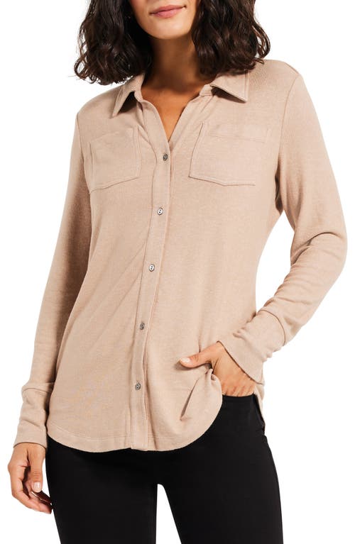 NZT by NIC+ZOE Sweet Dreams Button-Up Shirt in Natural