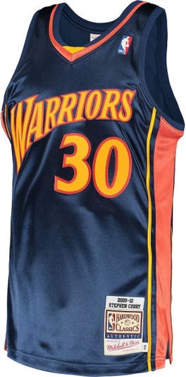 Stephen Curry Hardwood Classics 2009-10 home authentic jersey from