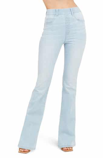 Spanx Jeans Seamed Front Wide Leg Ecru Wash Pull On Stretch XL Tall White -  $129 New With Tags - From Vee