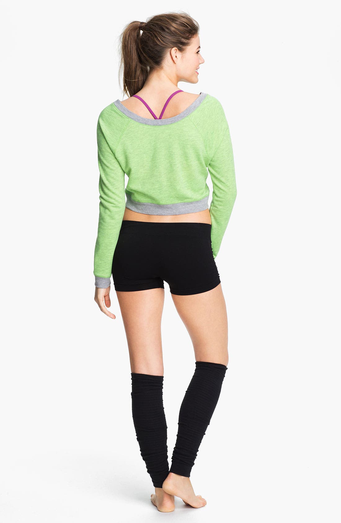 UnitY Bra, Sweatshirt, Shorts & Leg Warmers Nordstrom