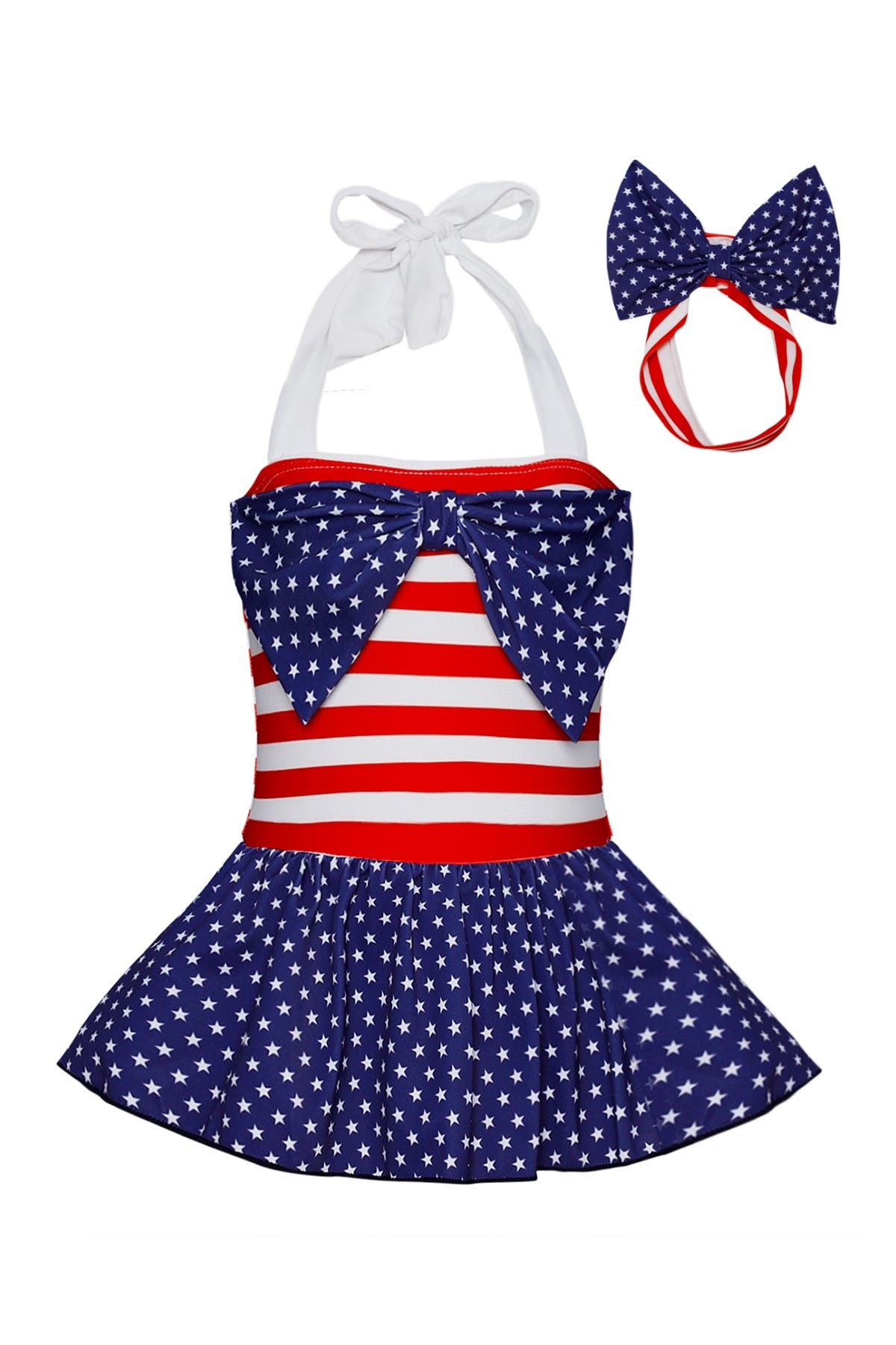 swimsuit and matching headband