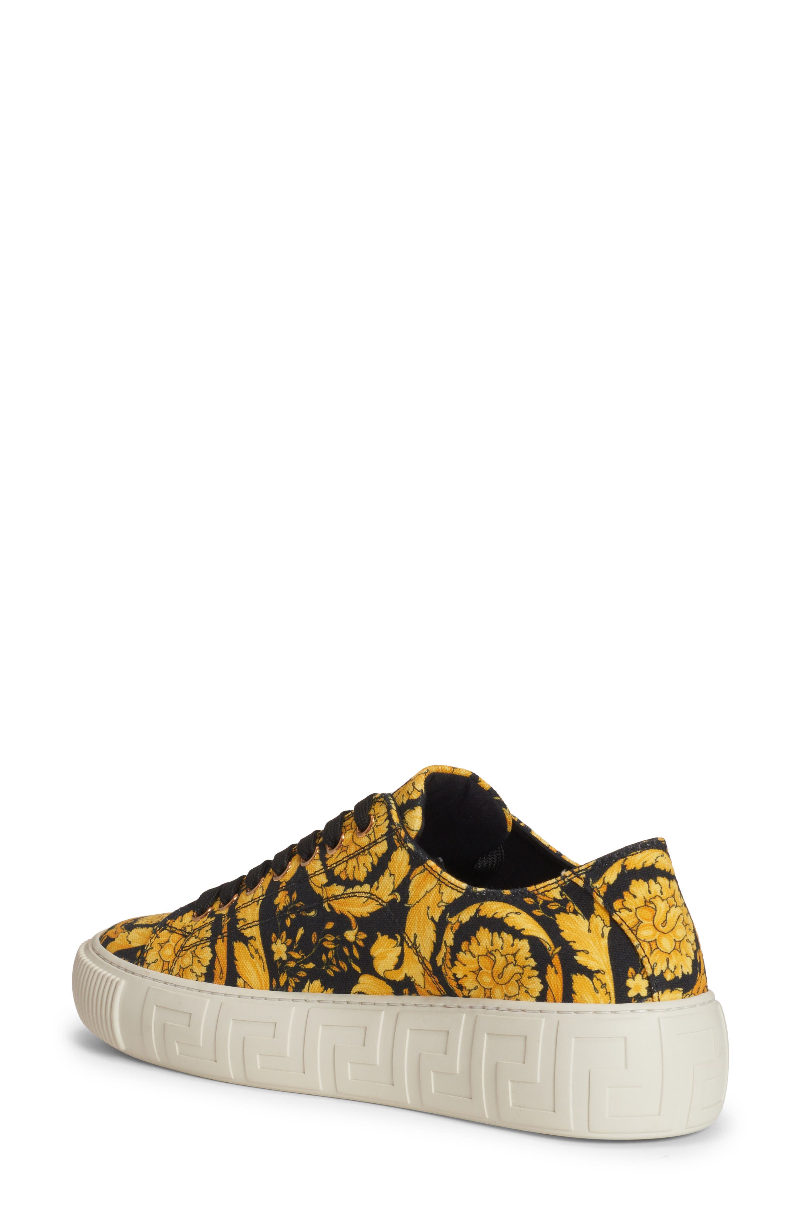 Versace Greca Barocco Print Low Top 