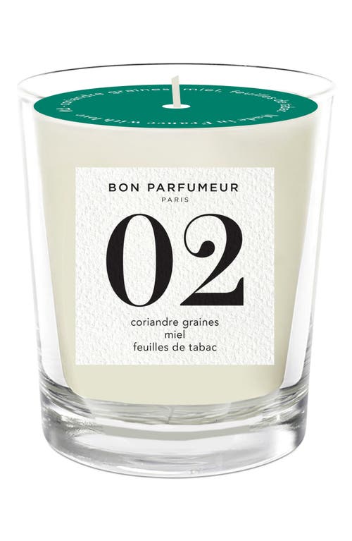 Bon Parfumeur Candle 02 Coriander Seed, Honey & Tobacco Scented Candle at Nordstrom, Size 6.3 Oz