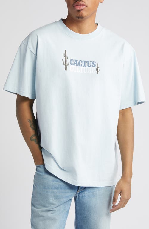 ID Supply Co Cactus Culture Cotton Graphic T-Shirt Blue at Nordstrom,