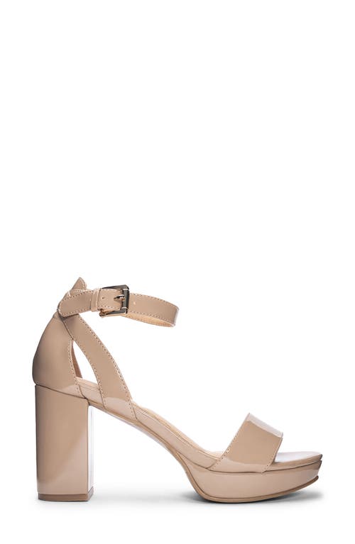 Cl By Laundry Go On Platform Pump In Beige Patent