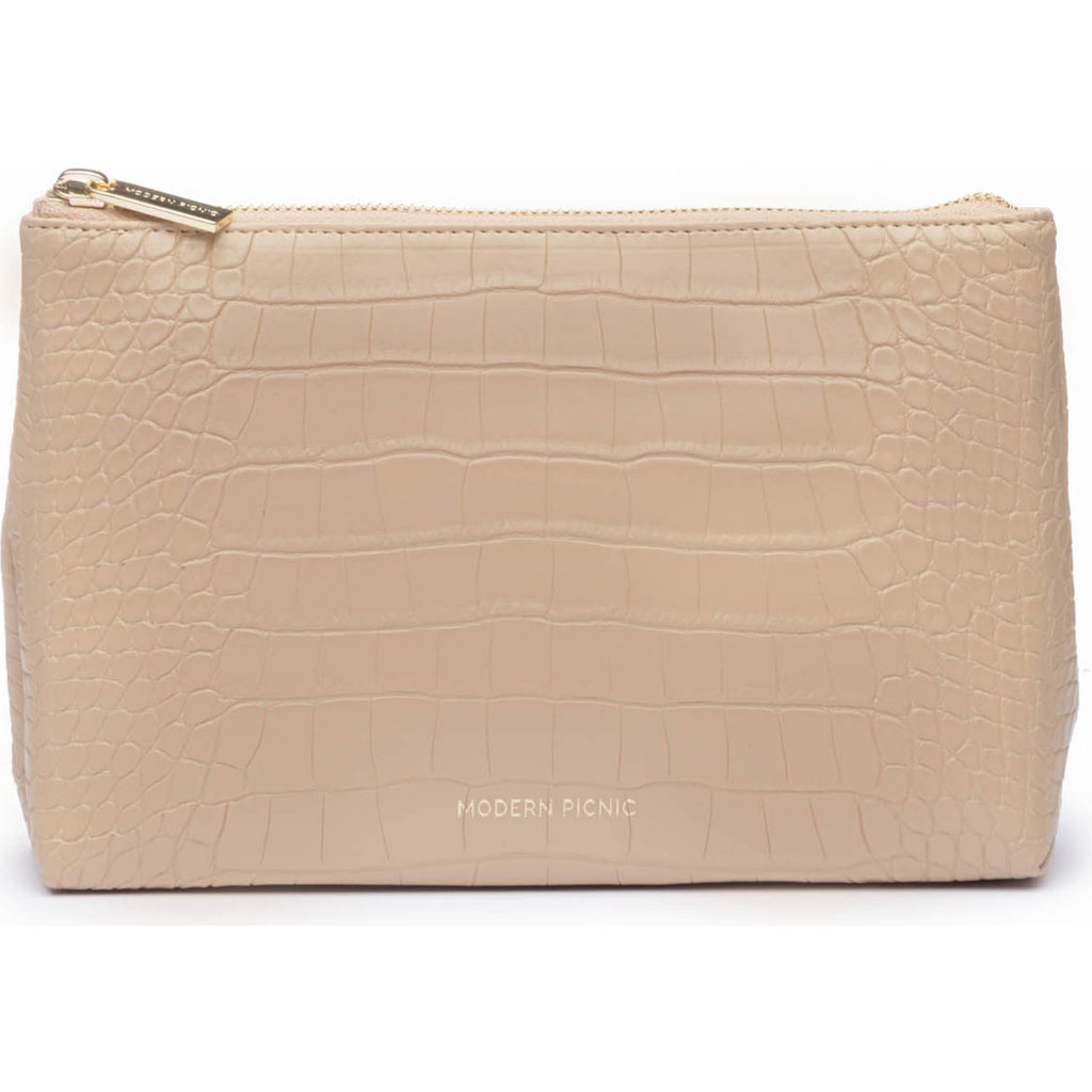 Modern Picnic The Snacker In Cream Croc