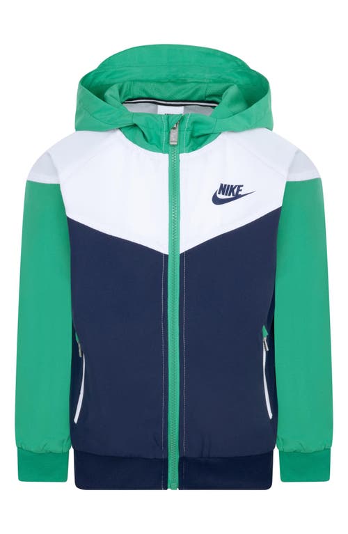 Shop Nike Windrunner Hooded Zip Jacket In Stadium Green