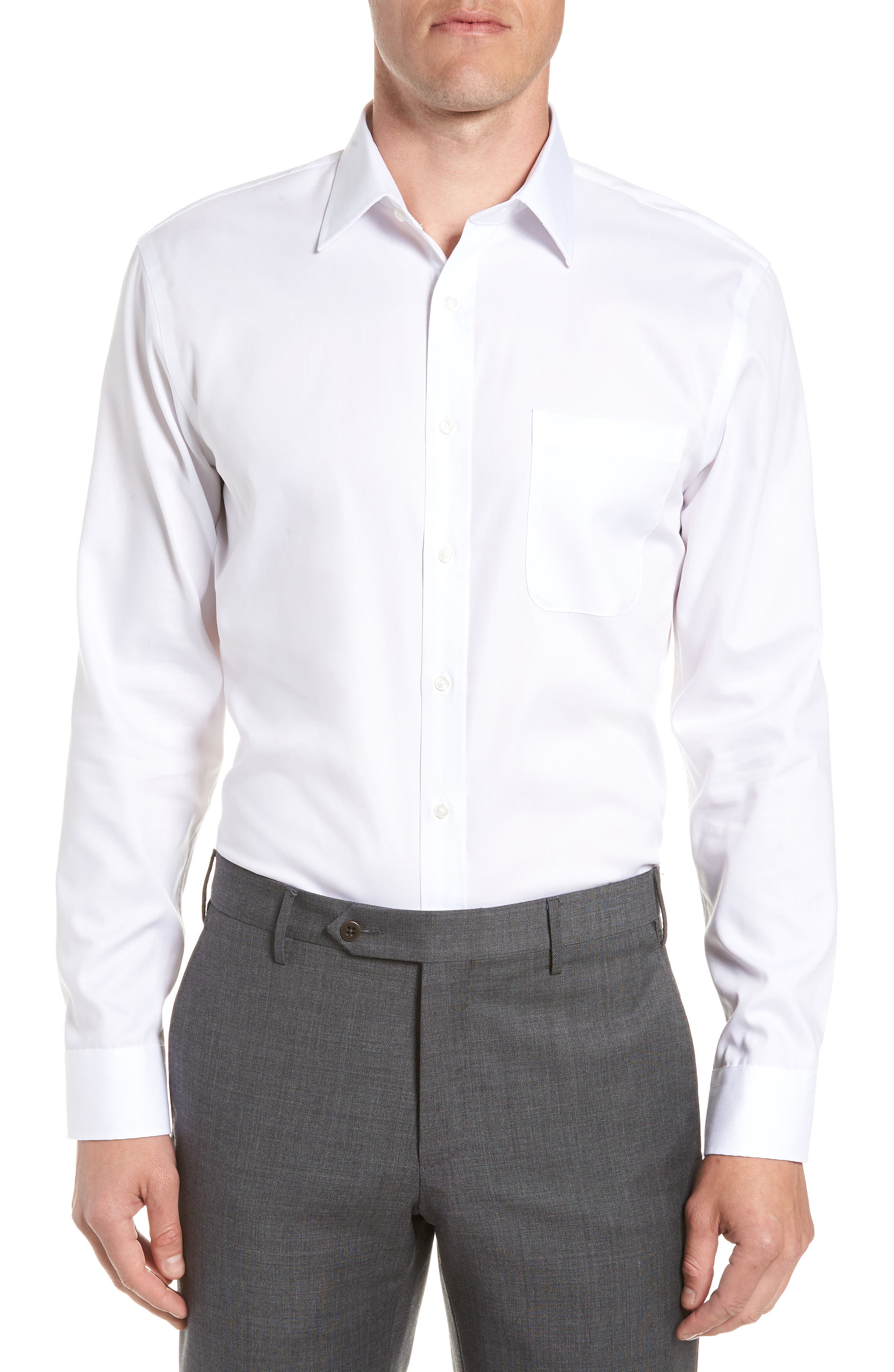 Nordstrom Men's Shop Trim Fit NonIron Dress Shirt Nordstrom