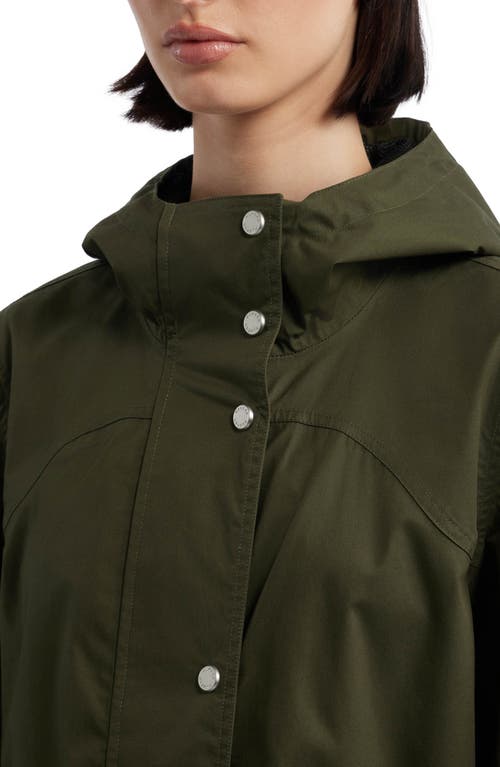 Shop Hunter Adela Classic Waterproof Rain Jacket In  Green