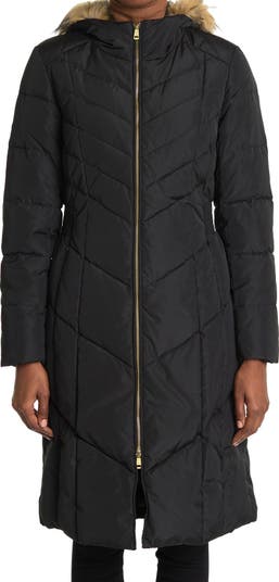 Cole Haan Down & Feather Puffer Jacket