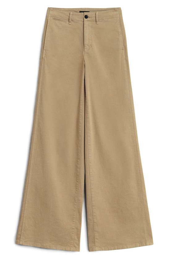 Rag & Bone Sofie Wide-leg Chino Pants In Khaki