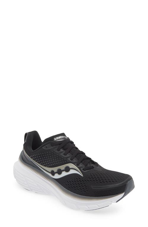 Saucony Guide 17 Running Shoe Black/Shadow at