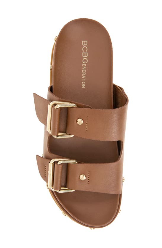 Shop Bcbgeneration Bamba Platform Sandal In Cognac