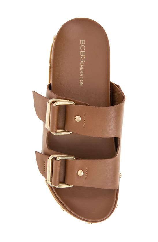 Bcbgeneration Bamba Platform Sandal In Cognac