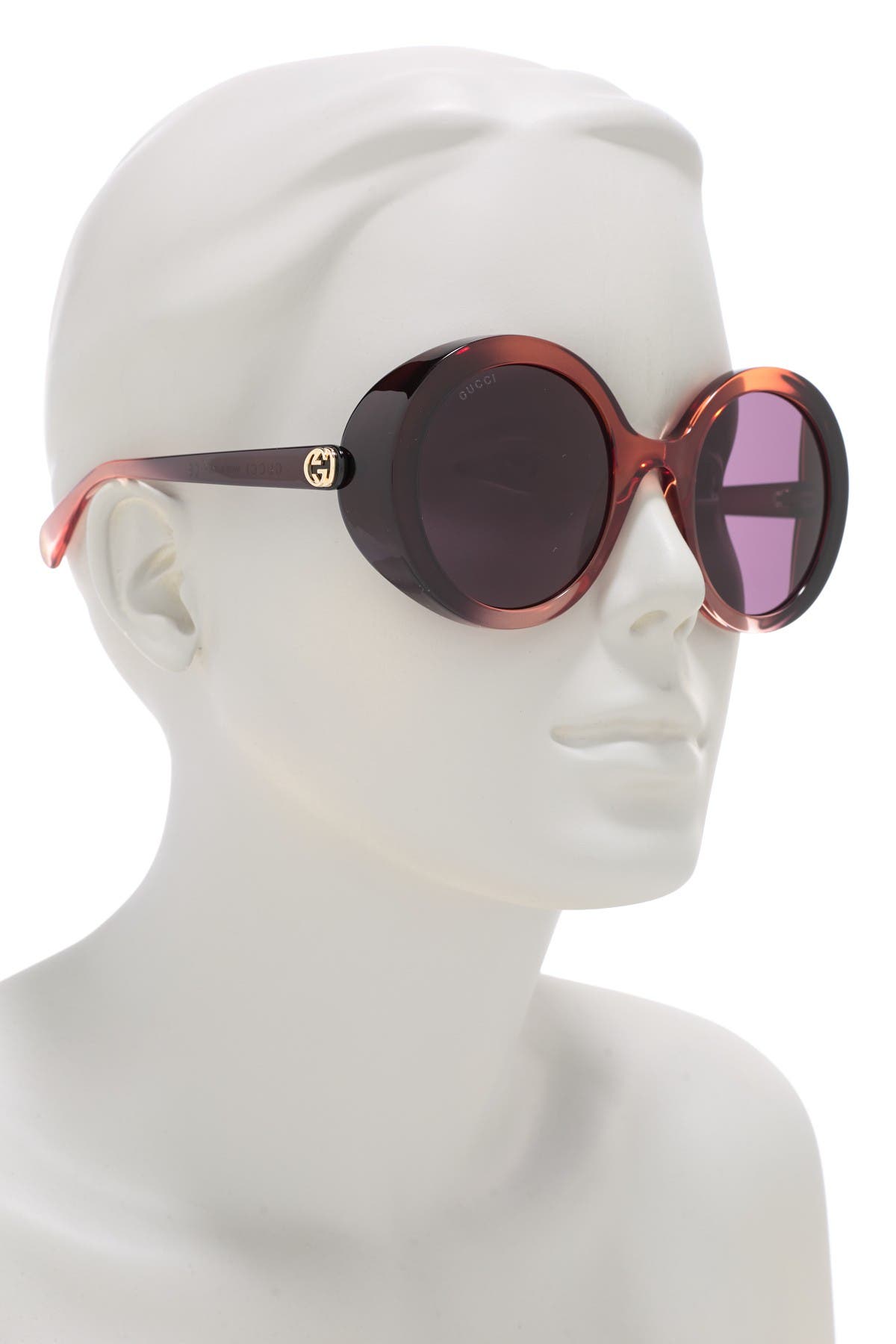 gucci 53mm round sunglasses