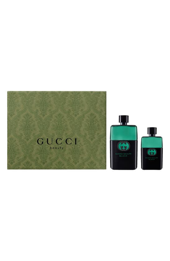 Gucci Guilty Black Pour Homme Eau De Toilette Set (limited Edition) Usd $217 Value In Neutral
