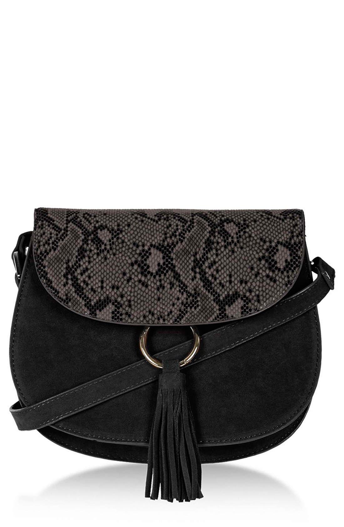 Faux Suede Saddle Bag Nordstrom