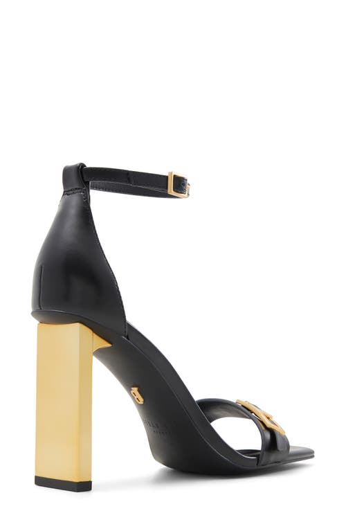 Ted Baker London Vida T-buckle Ankle Strap Sandal In Black