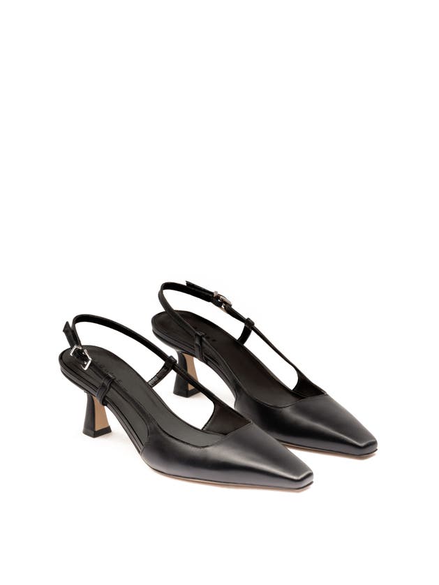 Maguire Bahia Silver Pump In Black