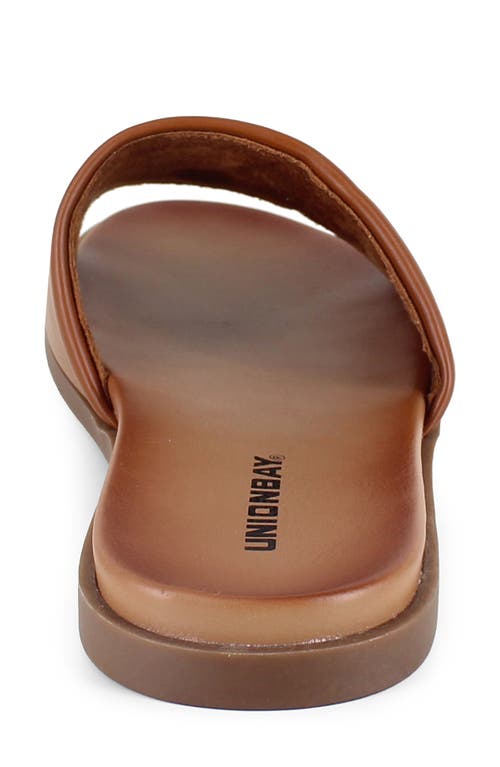 Shop Unionbay Renee Slide Sandal In Cognac