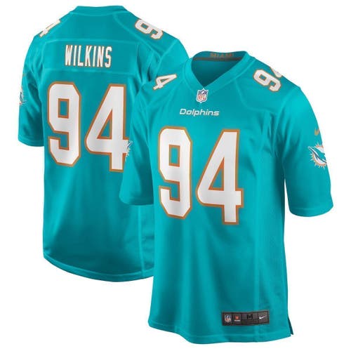 UPC 192235598329 product image for Men's Nike Christian Wilkins Aqua Miami Dolphins Game Jersey at Nordstrom, Size  | upcitemdb.com