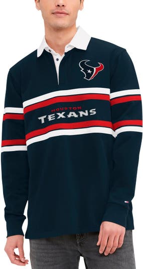 Men's Tommy Hilfiger Navy Chicago Bears Connor Oversized Rugby Long Sleeve Polo Size: Large