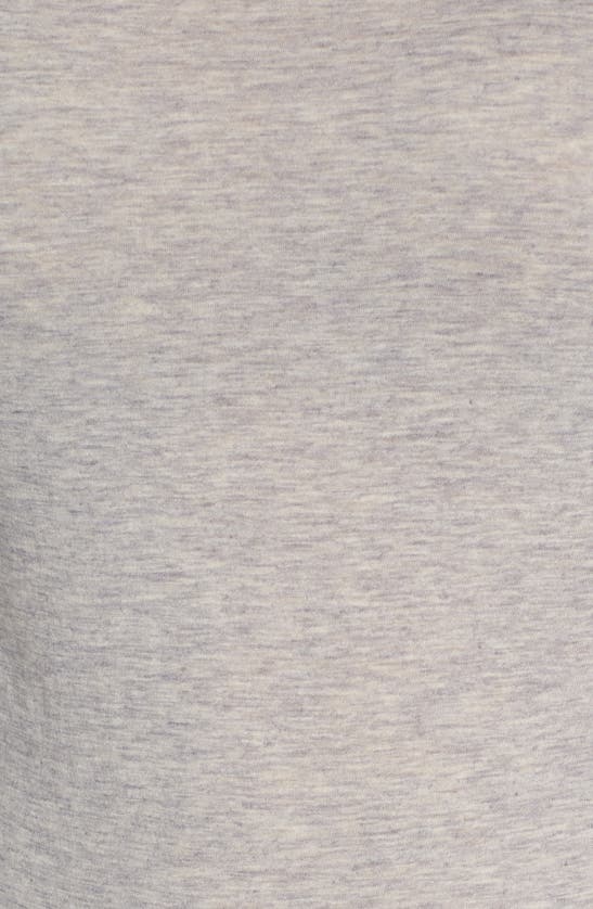 Shop Ag The Logan Cotton & Cashmere Tee In Heather Grey