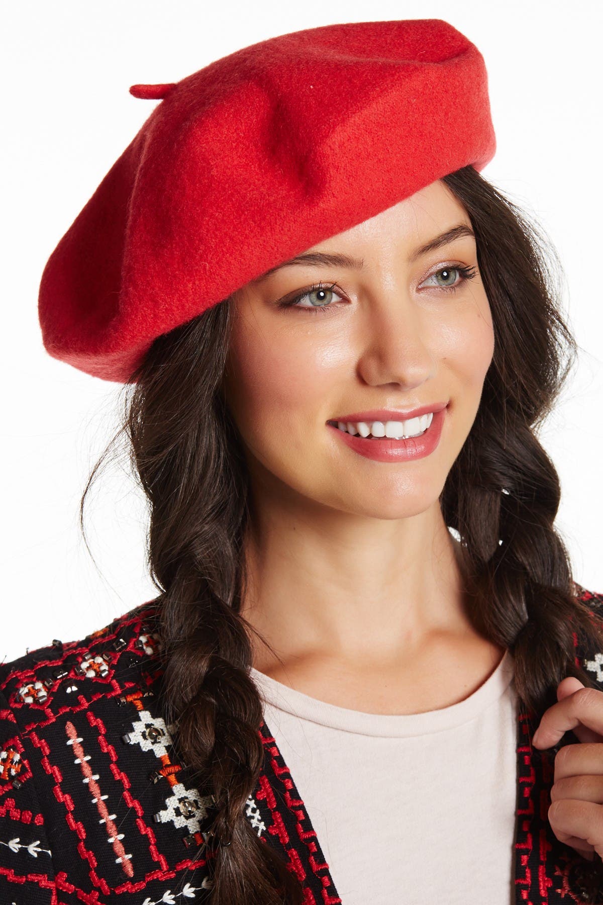 14th & Union Classic Solid Beret Nordstrom Rack