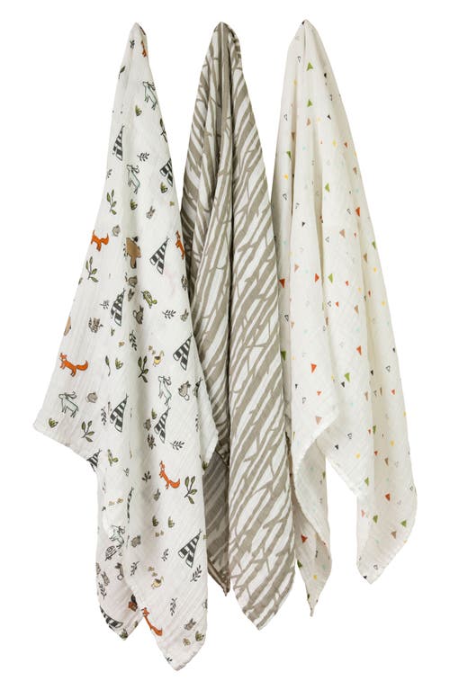 UPC 812967020089 product image for little unicorn 3-Pack Cotton Muslin Blankets in Forest Friends at Nordstrom | upcitemdb.com