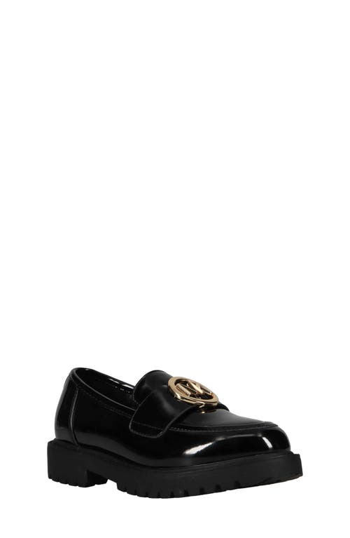 Shop Michael Michael Kors Kids' Madeline Platform Loafer In Black