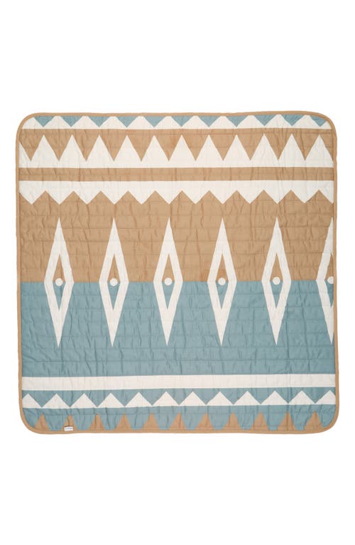 Toddlekind Portable Organic Cotton Play Mat in Mineral at Nordstrom