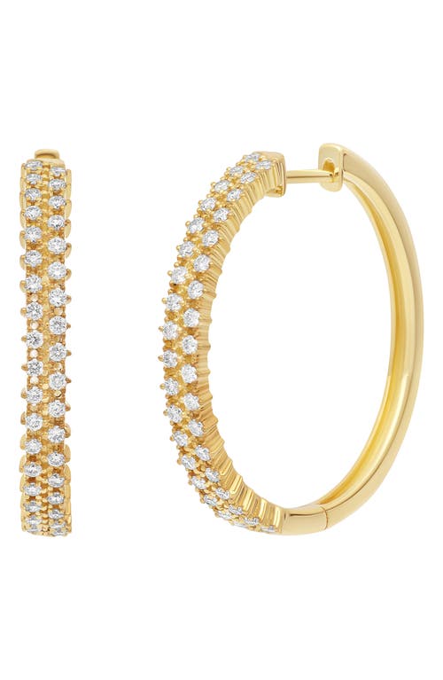 Bony Levy Rita Diamond Hoop Earrings in 18K Yellow Gold at Nordstrom