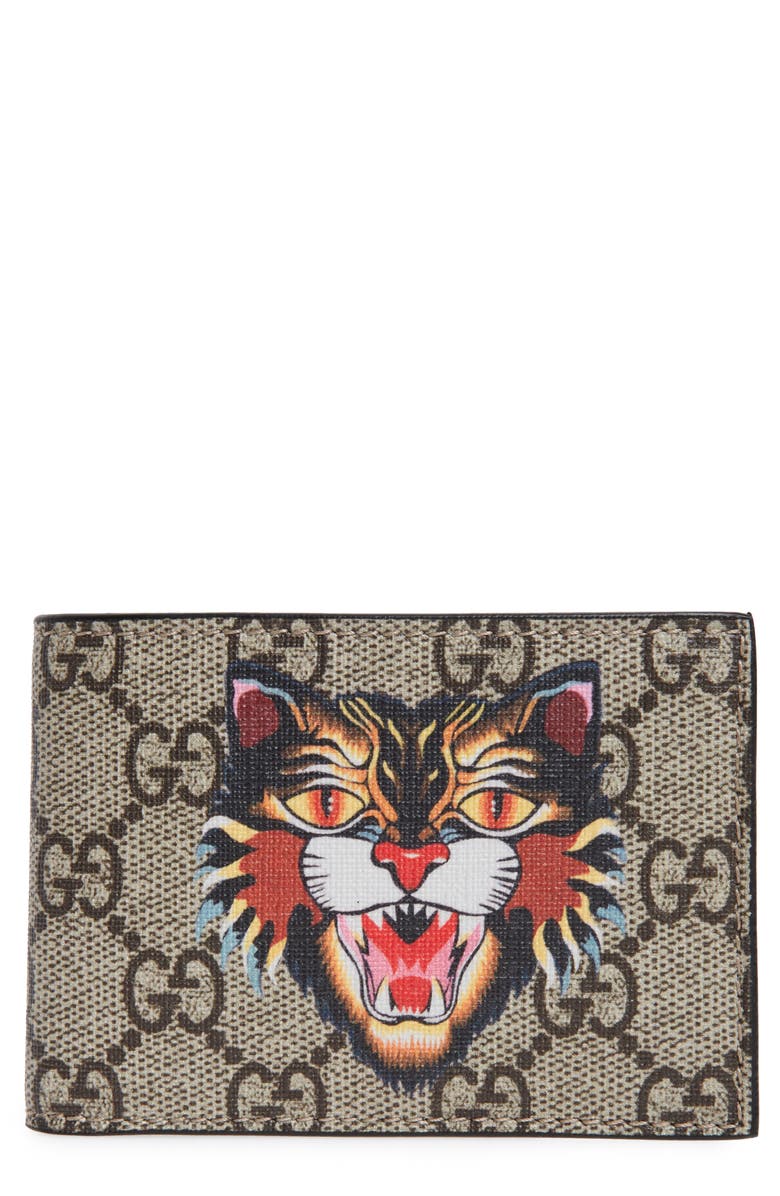 Gucci Bestiary Cat Wallet Nordstrom