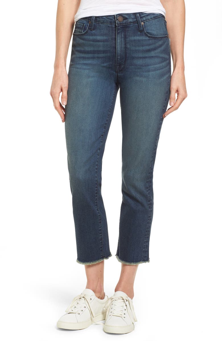 PARKER SMITH Pin-Up Straight Crop Jeans (Ocean Boulevard) | Nordstrom