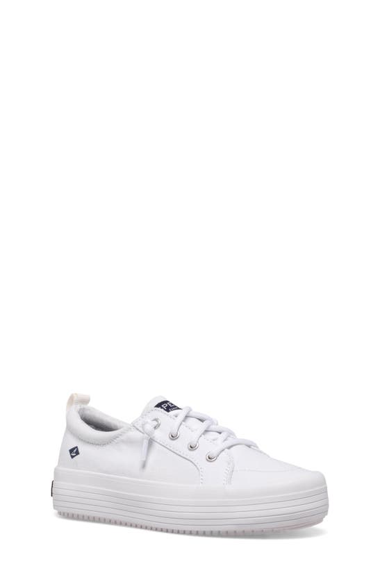 Sperry Kids' Crest Vibe Slip-on Sneaker In White