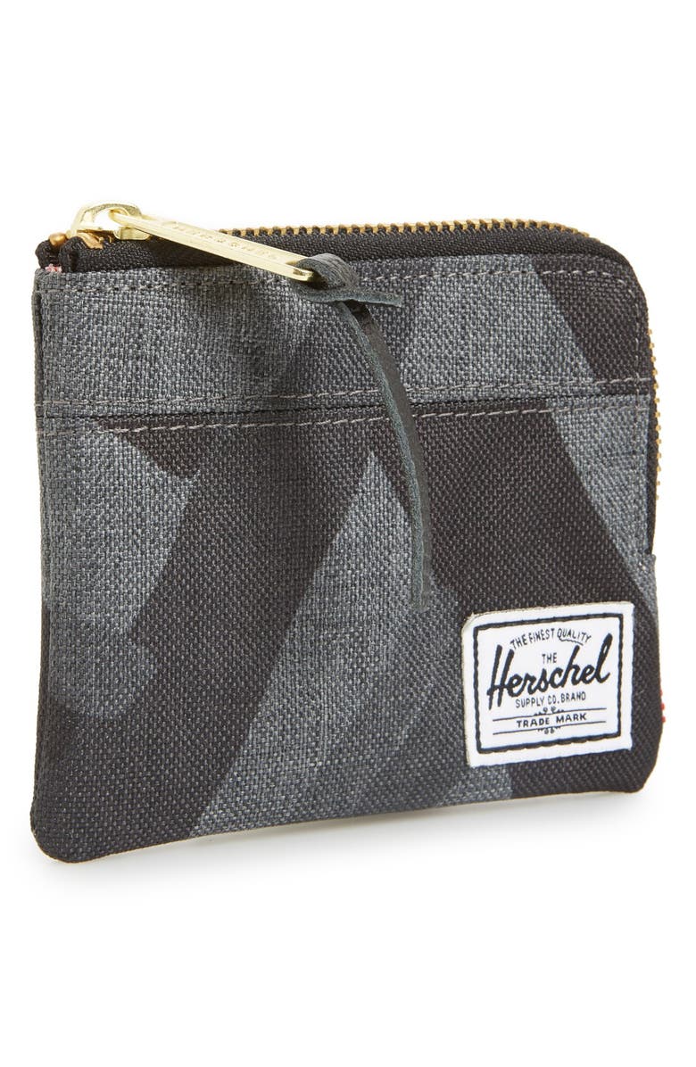 Herschel Supply Co. 'Johnny' Camo Canvas Zip Wallet | Nordstrom