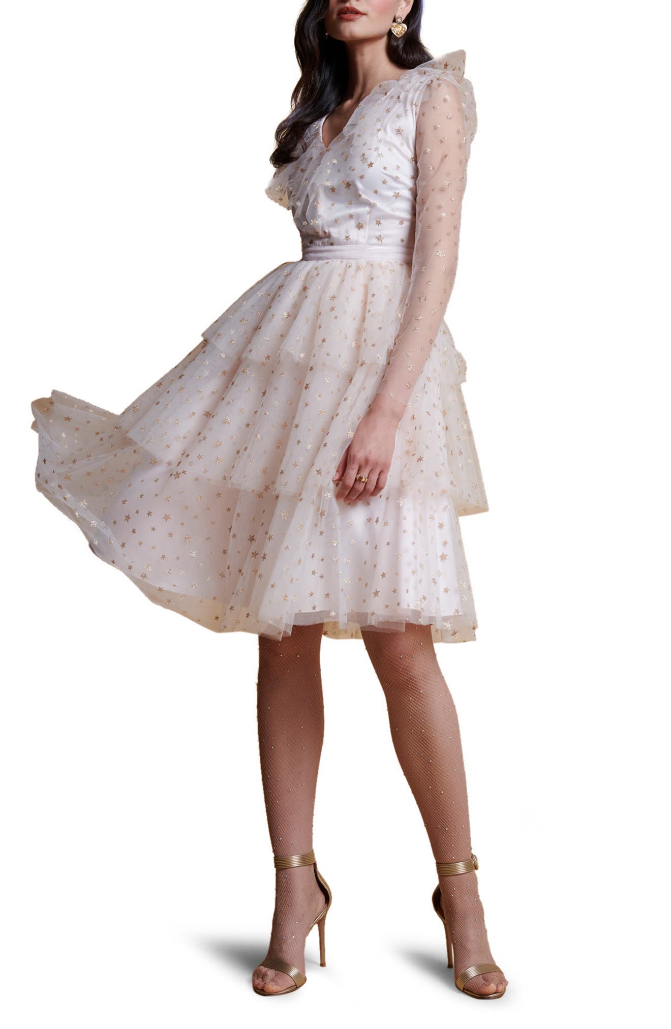 star tulle dress