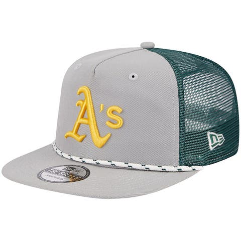 Mitchell & Ness Oakland Athletics Away Snapback Hat Grey