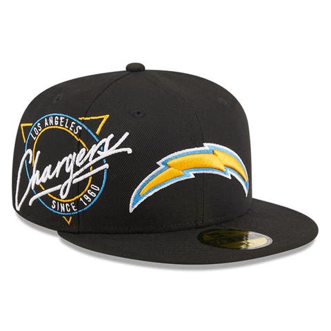 New Era Los Angeles Chargers Black 9Forty A Frame Snapback Hat