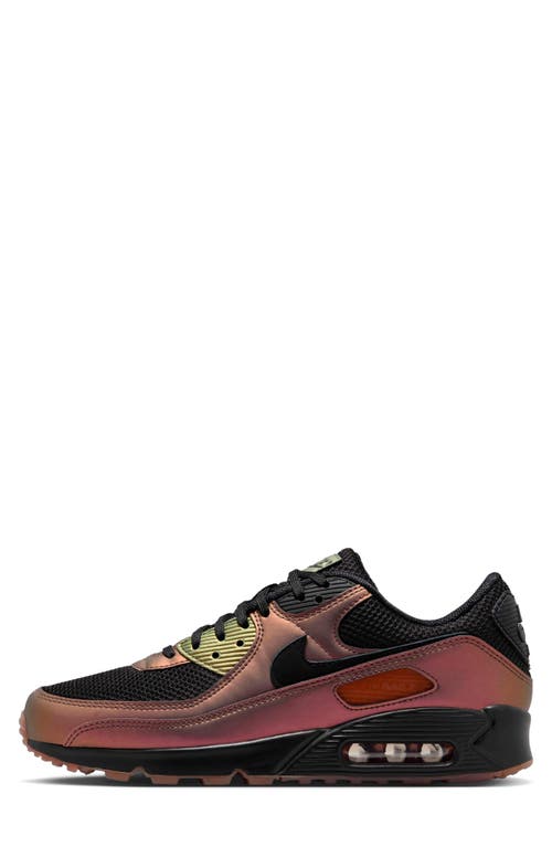 Shop Nike Air Max 90 Sneaker In Black/dark Russet/copper