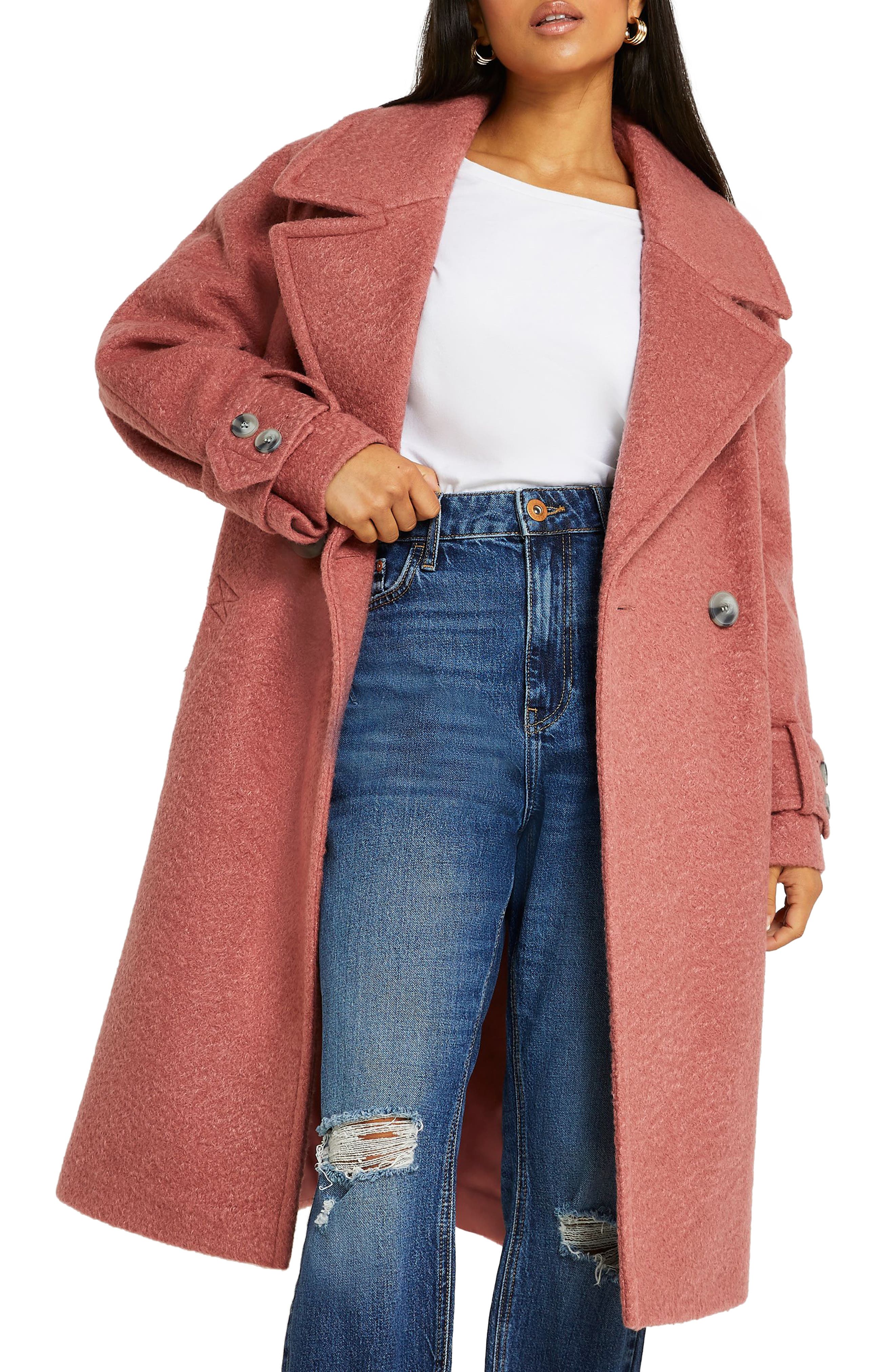 river island petite coats