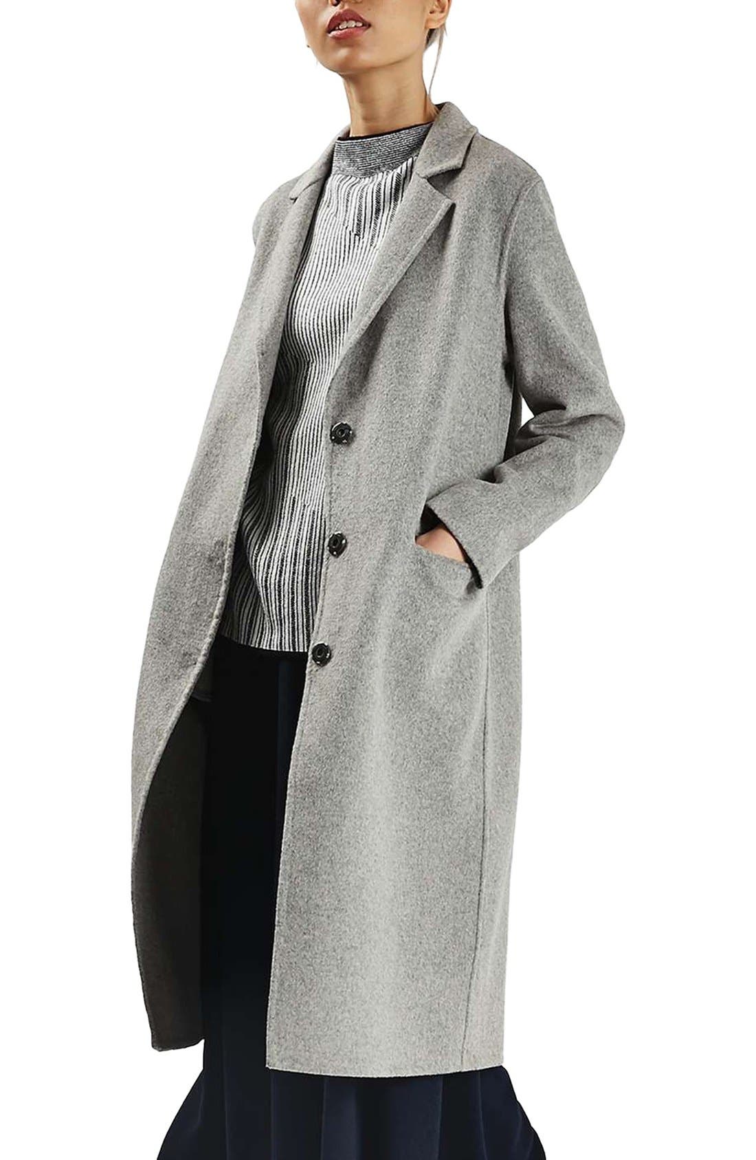 Snap Button ThreeQuarter Coat Nordstrom
